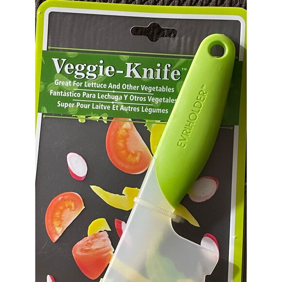 Evriholder Veggie-Knife & Super SlicR Set For Cutting Vegetables BPA-Free Green - Picture 2 of 8
